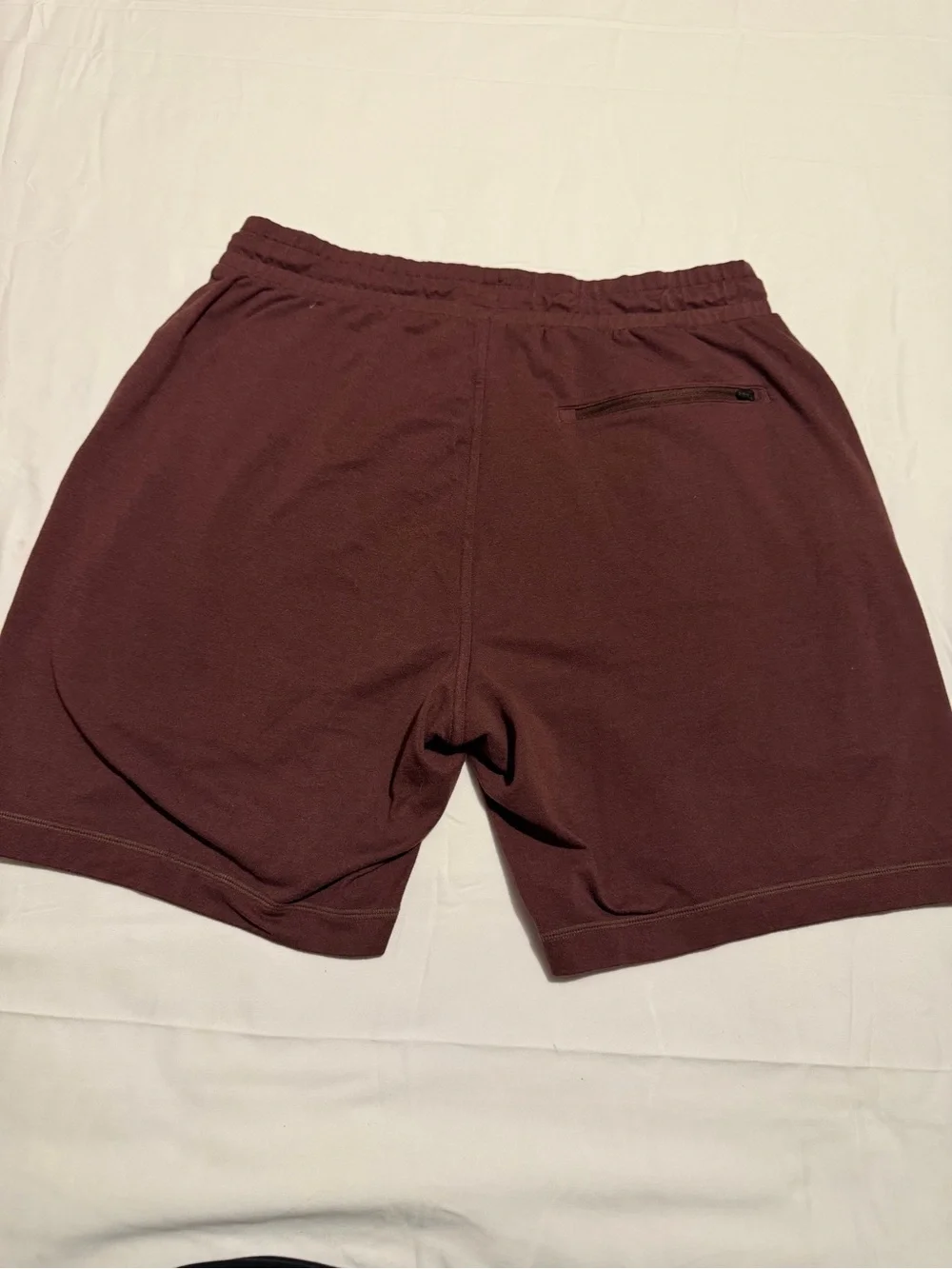 Vuori Men's Maroon Athletic Drawstring Shorts